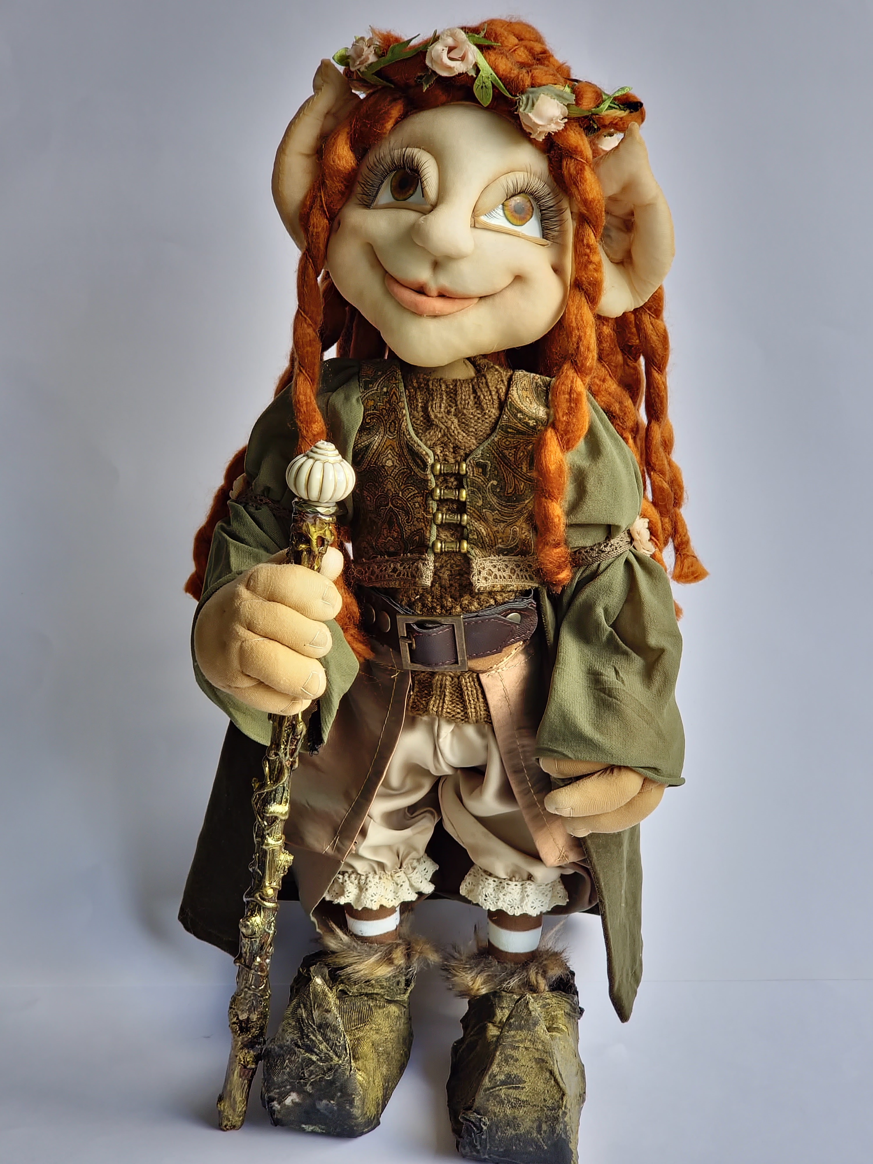 Forest Troll Eldenome with red braids